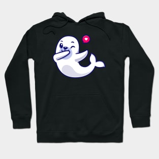 Cute Seals Dabbing Cartoon Hoodie